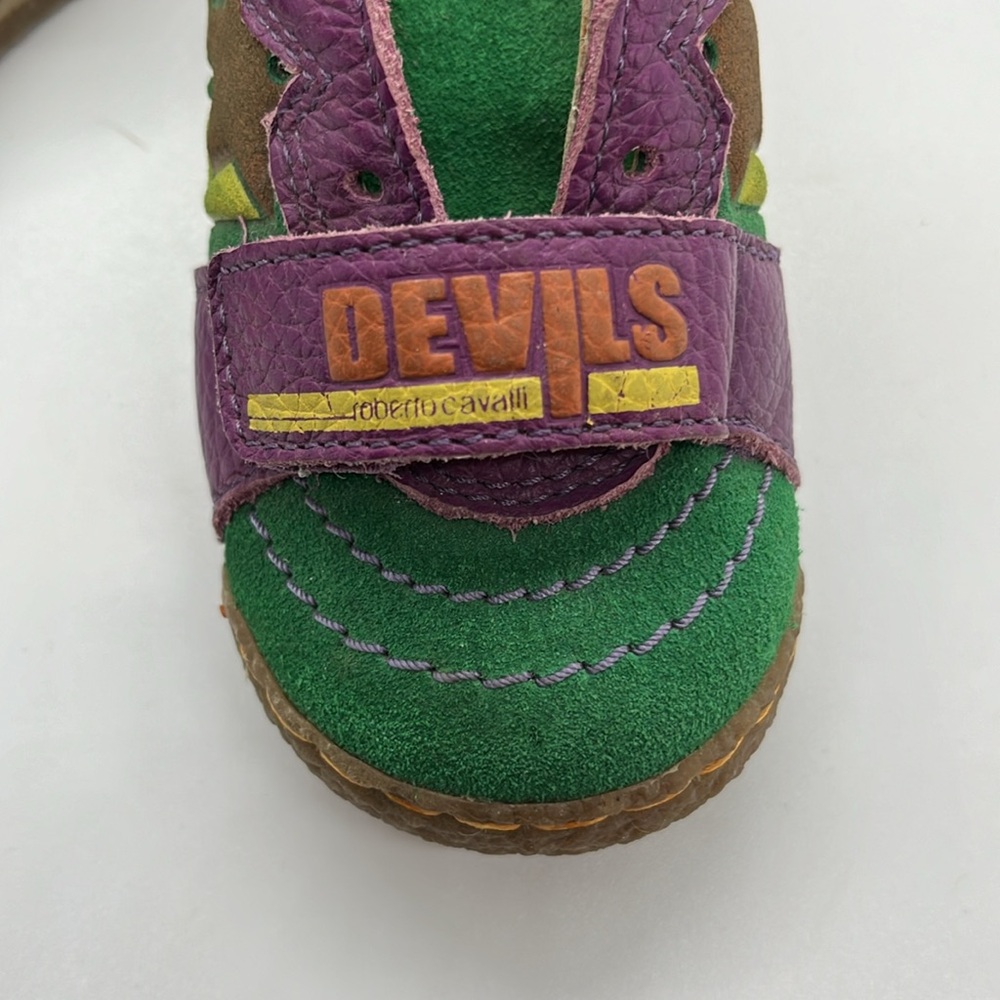 Devils by Roberto Cavalli sneaker New with no laces EURO 23 USA 6 - Picture 5 of 6